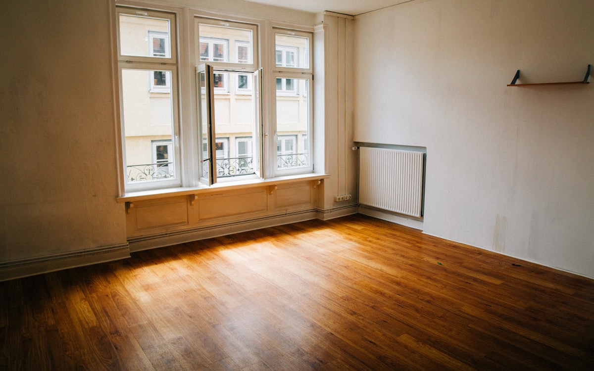 Empty room after a house and villa clearance Dubai service